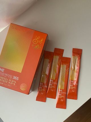[닥터루템]맛있는 파인애플맛 과채효소 THE파이토엔자임365 1box (30포) — 5점을 준 리뷰어가 2022년 10월 올린 사용 사진