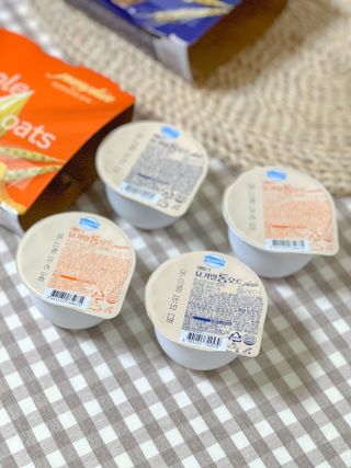 구매평★[2종 패키지]덴마크 요거밀 통오트 요거트(12,460원) — 5점을 준 리뷰어가 2025년 6월 올린 사용 사진