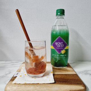 몽베스트 Montbest with Sparkling water Lemon OR Lime 20병(랜덤) — 5점을 준 리뷰어가 2021년 10월 올린 사용 사진