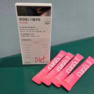 [큐라에스] 최신 다이어트 원료! 6중 기능성 더블컷팅 126g(2주일 분) — 5점을 준 리뷰어가 2023년 12월 올린 사용 사진