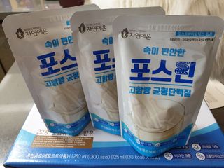 자연에온 마시는 프로틴 고함량 균형단백질 음료 포스틴 125ml 10개입 1BOX — 5점을 준 리뷰어가 2021년 3월 올린 사용 사진