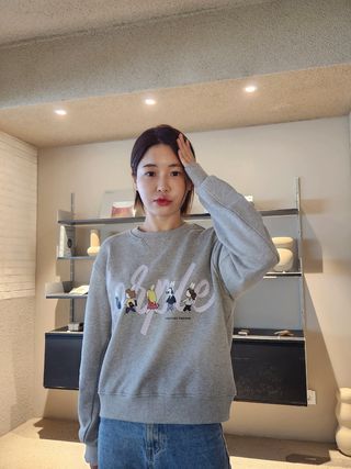 [포플X베니] 쓰담 베니 맨투맨 (기모) / 굳럭 베니 맨투맨 / 출근길 베니 맨투맨 — 5점을 준 리뷰어가 2022년 11월 올린 사용 사진