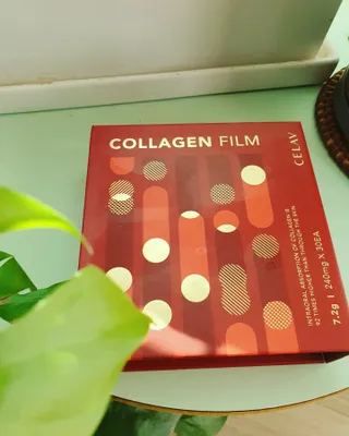 프리마인 귀족의 콜라겐, 92배 흡수율. 럭셔리 프리미엄 셀라브 콜라겐필름 30매 — 5점을 준 리뷰어가 2022년 8월 올린 사용 사진