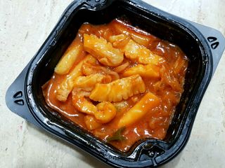 한성기업 무볼레 닭떡볶이+해물떡볶이 2종 세트 — 5점을 준 리뷰어가 2021년 9월 올린 사용 사진