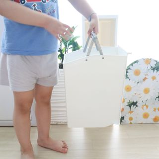 창신리빙 [프랑코 스마트 슬림 휴지통] 똑똑한 정리 수납 — 4점을 준 리뷰어가 2021년 8월 올린 사용 사진