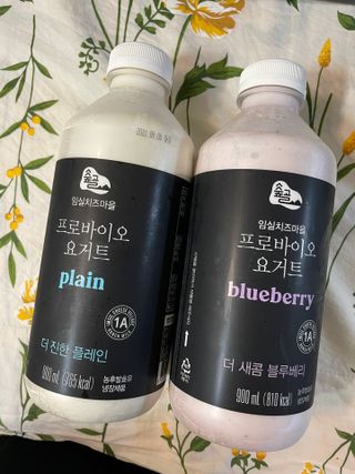 숲골 임실치즈마을 프로바이오 요거트 900ml — 5점을 준 리뷰어가 2021년 8월 올린 사용 사진