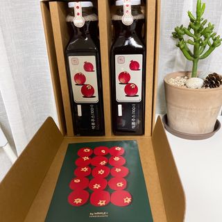 [바이윙클] 페르시아 유기농 석류 착즙주스 750ml 2병 + 선물박스 세트 — 5점을 준 리뷰어가 2022년 3월 올린 사용 사진