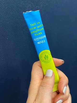 메디포스트 모비타 바디코드 식이섬유 차전자피에 빠지다 30포 — 5점을 준 리뷰어가 2022년 12월 올린 사용 사진