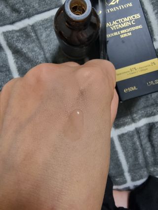 오투에니원 갈락토미세스 비타민 C 더블 브라이트닝 세럼 50ml — 4점을 준 리뷰어가 2023년 1월 올린 사용 사진