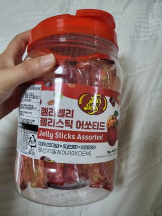 젤리벨리 젤리스틱 어쏘티드 900g — 5점을 준 리뷰어가 2022년 10월 올린 사용 사진
