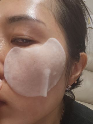 씨드렛 큐컴버 수딩 토너 패드 — 5점을 준 리뷰어가 2023년 2월 올린 사용 사진