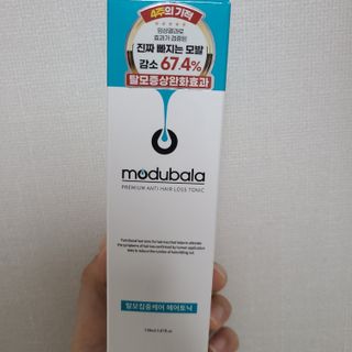 모두발라 탈모집중케어 헤어토닉 — 5점을 준 리뷰어가 2021년 12월 올린 사용 사진
