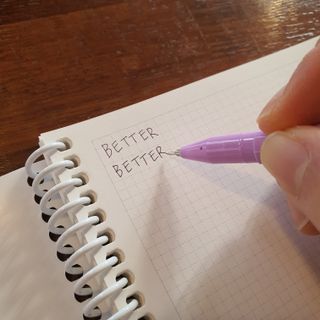 리훈 언제든지 필요한 기본 아이템 아무노트 4권세트+저점도펜[색상랜덤배송] — 4점을 준 리뷰어가 2021년 3월 올린 사용 사진