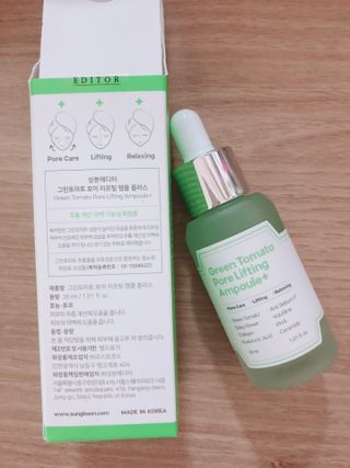 성분에디터 그린토마토 포어 리프팅 앰플 플러스 — 5점을 준 리뷰어가 2021년 6월 올린 사용 사진
