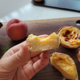 디앙뜨 포르투갈 에그타르트 오리지널 맛+패션후르츠 맛 중 택1 — 5점을 준 리뷰어가 2021년 7월 올린 사용 사진