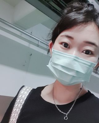에어에이드 컬러 덴탈 마스크 — 5점을 준 리뷰어가 2021년 8월 올린 사용 사진