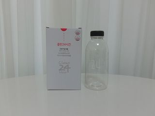 클린24시간 1BOX(5포) + 전용보틀(500ml) — 5점을 준 리뷰어가 2023년 6월 올린 사용 사진