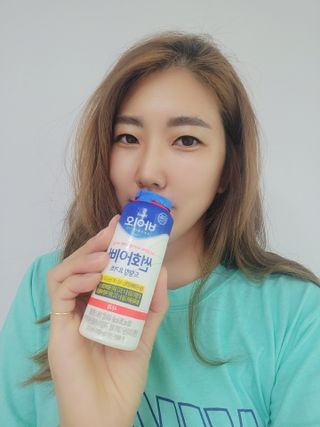LIVE 매일바이오 썬화이버 드링킹 요거트 — 5점을 준 리뷰어가 2022년 8월 올린 사용 사진