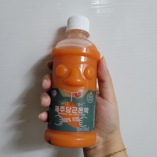 탐라원 제주의 맛, 몬딱주스 4종세트 - 한라봉몬딱주스, 천혜향몬딱주스, 청귤에이드, 당근몬딱주스 — 4점을 준 리뷰어가 2021년 7월 올린 사용 사진