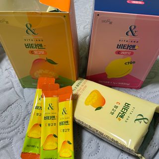 비타앤C 레몬맛, 망고맛 — 5점을 준 리뷰어가 2021년 4월 올린 사용 사진