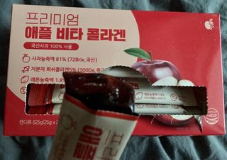 소담스퀘어 상암 [애플트리] 프리미엄 애플 비타 콜라겐 — 5점을 준 리뷰어가 2022년 12월 올린 사용 사진