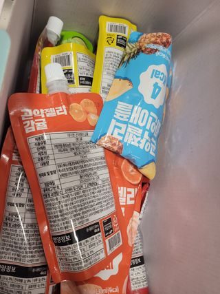 참앤들황토농원 10가지 맛, 입맛대로 스페셜하게~ 가볍게 한 포 땡! 곤약젤리 스페셜 패키지 130ml x 30포 — 5점을 준 리뷰어가 2023년 1월 올린 사용 사진