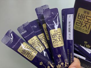 광동생활건강 나우 [광동] 배도라지 쌍화스틱 10mL x 100포 — 5점을 준 리뷰어가 2023년 11월 올린 사용 사진