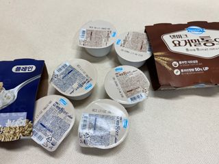 프리 [2종 패키지]덴마크 요거밀 통오트 요거트(플레인/아몬드) — 5점을 준 리뷰어가 2025년 8월 올린 사용 사진