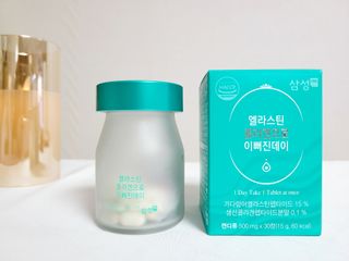 체인미 엘라스틴 콜라겐으로 이뻐진데이 500mg x 30정 — 4점을 준 리뷰어가 2021년 12월 올린 사용 사진