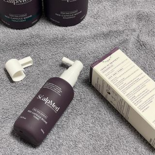 스칼프메드 레드캡슐바이옴 두피케어 프로바이오틱스 유산균 두피관리 세트 — 5점을 준 리뷰어가 2021년 4월 올린 사용 사진