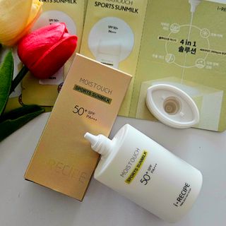 아이레시피 모이스트터치 스포츠 선밀크 50ml (SPF50+ PA+++) — 5점을 준 리뷰어가 2023년 6월 올린 사용 사진