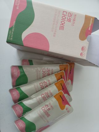 [경남제약헬스케어] 케어플러스 리셋 다이어트 청포도맛 100ml X 5포 (5일분) — 5점을 준 리뷰어가 2023년 4월 올린 사용 사진