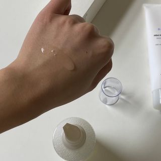 화이트리 비움 약산성 클렌징젤 ,마일드 필링젤 세트 — 4점을 준 리뷰어가 2021년 2월 올린 사용 사진