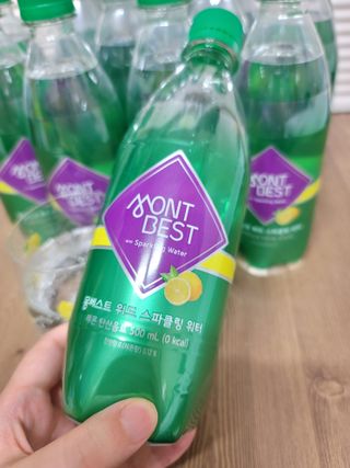 몽베스트 Montbest with Sparkling water Lemon OR Lime 20병(랜덤) — 5점을 준 리뷰어가 2022년 7월 올린 사용 사진