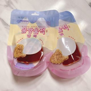 (주) 피치코리아 물방울떡젤리 X 2개입 — 3점을 준 리뷰어가 2022년 11월 올린 사용 사진