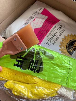 [신흥산업] 붙이는 벽돌 황토 파벽돌 230mm 45장,  욕실 인테리어 실내장식 셀프인테리어 — 4.5점을 준 리뷰어가 2023년 6월 올린 사용 사진