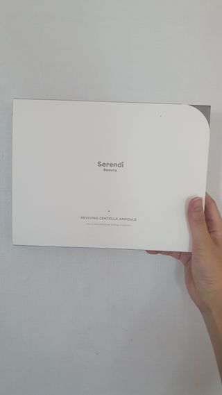 세렌디뷰티 리바이빙 센텔라 앰플 — 5점을 준 리뷰어가 2021년 9월 올린 사용 사진