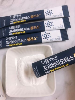 메이준뉴트리 더블액션 프리바이오틱스 플러스+ — 5점을 준 리뷰어가 2021년 4월 올린 사용 사진