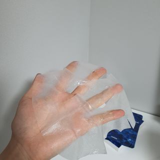 체르엠 그린 케비어 더블워터 마스크팩 5매입  2팩 — 3.5점을 준 리뷰어가 2021년 12월 올린 사용 사진