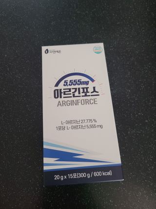 자연에온 아르긴포스 L-아르기닌 5555mg 스틱 15개입 1박스 — 5점을 준 리뷰어가 2022년 1월 올린 사용 사진