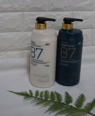 [포레스트스토리] B7 안티 헤어로스 샴푸1,000ml + 헤어팩 1,000ml — 5점을 준 리뷰어가 2021년 3월 올린 사용 사진