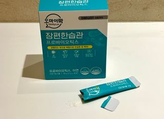 [유산균] 오마이락 장편한습관 프로바이오틱스 30P — 5점을 준 리뷰어가 2022년 11월 올린 사용 사진