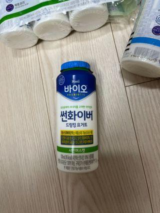 LIVE 매일바이오 썬화이버 드링킹 요거트 — 5점을 준 리뷰어가 2022년 8월 올린 사용 사진