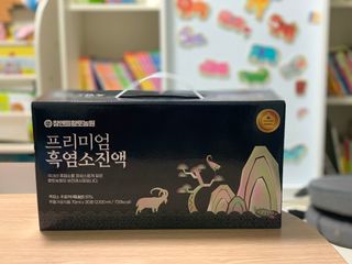 참앤들황토농원 국내산 흑염소를 정성스럽게 담은, 프리미엄 흑염소 진액 70ml x 30포 1박스 — 5점을 준 리뷰어가 2023년 1월 올린 사용 사진