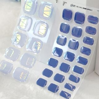 데싱디바 글레이즈 젤네일 별빛유리네일 6종_랜덤발송 — 5점을 준 리뷰어가 2021년 8월 올린 사용 사진