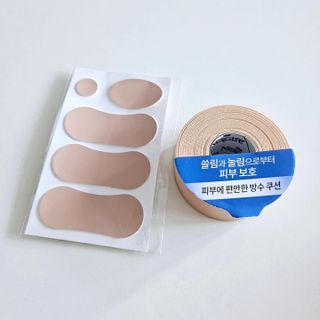 3M 넥스케어 물집방지쿠션테이프 1매 + 물집방지패드 10매 — 5점을 준 리뷰어가 2024년 4월 올린 사용 사진