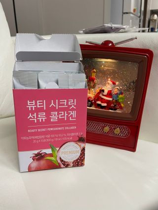 보뚜 슈퍼푸드 뷰티 시크릿 석류 콜라겐 젤리스틱 15포 — 4.5점을 준 리뷰어가 2021년 12월 올린 사용 사진