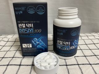 체인미 관절 및 연골건강에 도움을 줄수있는 관절닥터 MSM100 — 5점을 준 리뷰어가 2021년 11월 올린 사용 사진