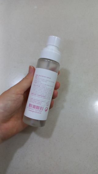 그리니프 유기농 갈락 로즈 수딩미스트 100ml — 5점을 준 리뷰어가 2023년 4월 올린 사용 사진