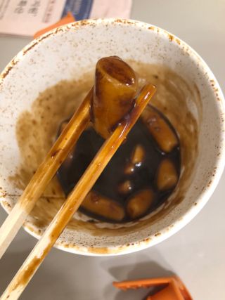 유비쿡 컵떡볶이 매운컵떡볶이2개/ 짜장컵떡볶이 2개  총 4개세트 — 4.5점을 준 리뷰어가 2021년 7월 올린 사용 사진